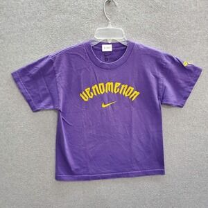 Nike Boys T-Shirt Large Purple Kobe Bryant 6 Venomenon Center Swoosh‎